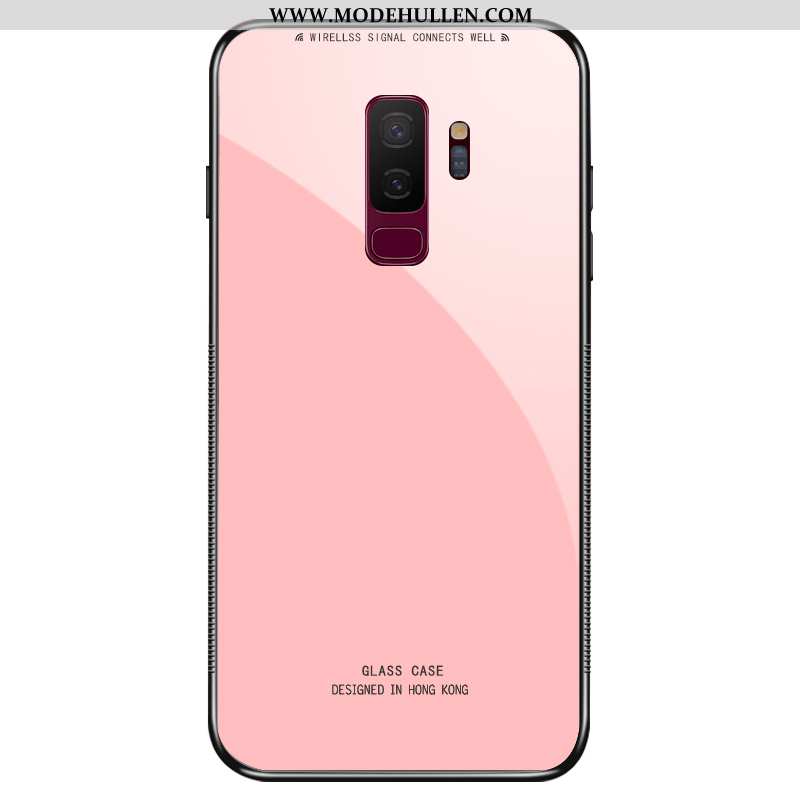 Hülle Samsung Galaxy S9+ Persönlichkeit Handy Sterne Netto Rot Case Rosa