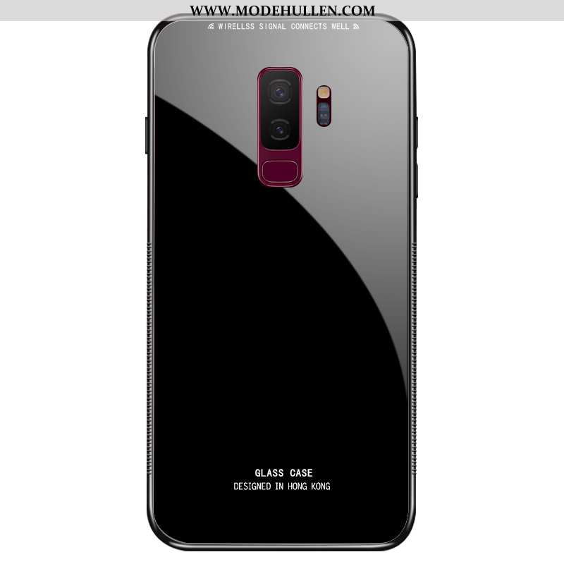 Hülle Samsung Galaxy S9+ Persönlichkeit Handy Sterne Netto Rot Case Rosa