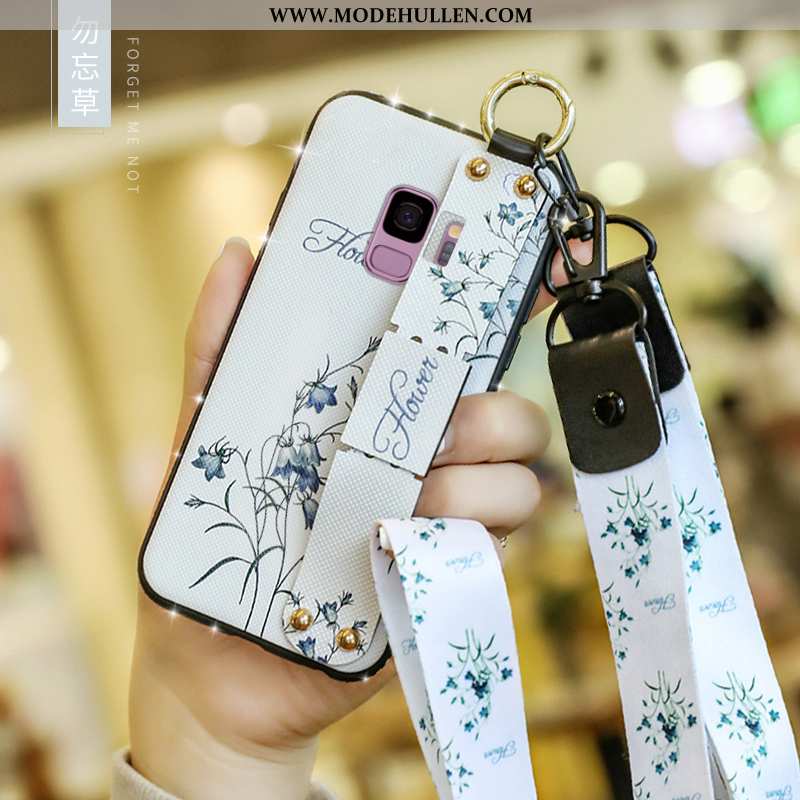 Hülle Samsung Galaxy S9 Persönlichkeit Kreativ Super Halterung Nubuck Anti-sturz Rosa