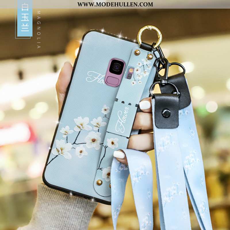 Hülle Samsung Galaxy S9 Persönlichkeit Kreativ Super Halterung Nubuck Anti-sturz Rosa