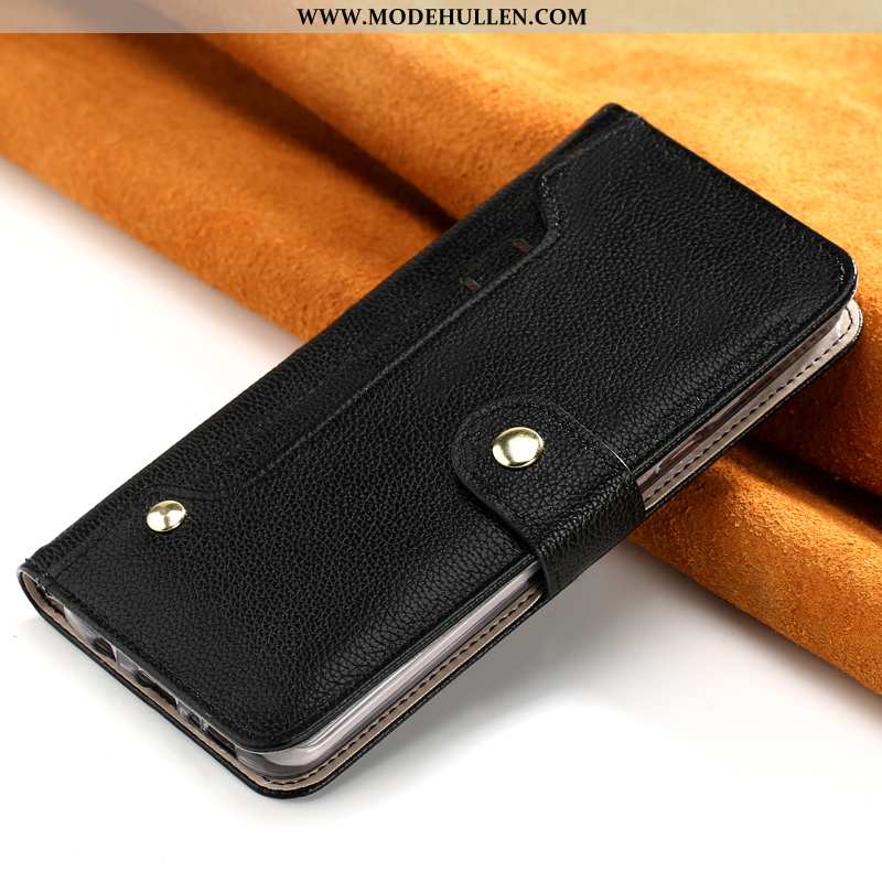 Hülle Samsung Galaxy S9 Schutz Lederhülle Case Karte Folio Clutch Geldbörse Gold