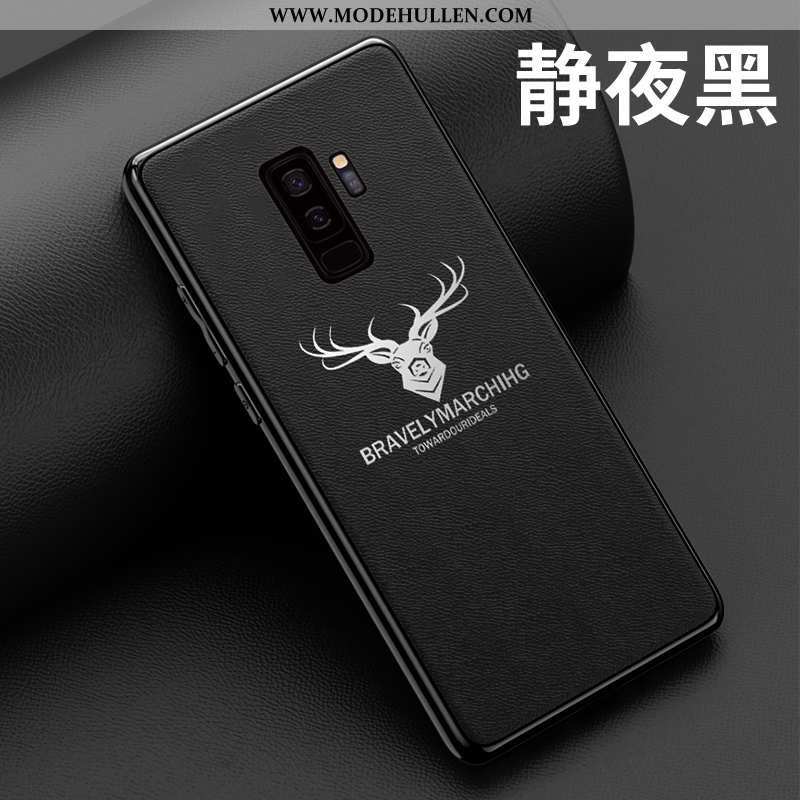 Hülle Samsung Galaxy S9+ Schutz Mode Case Anti-sturz Handy Sterne Schwarz