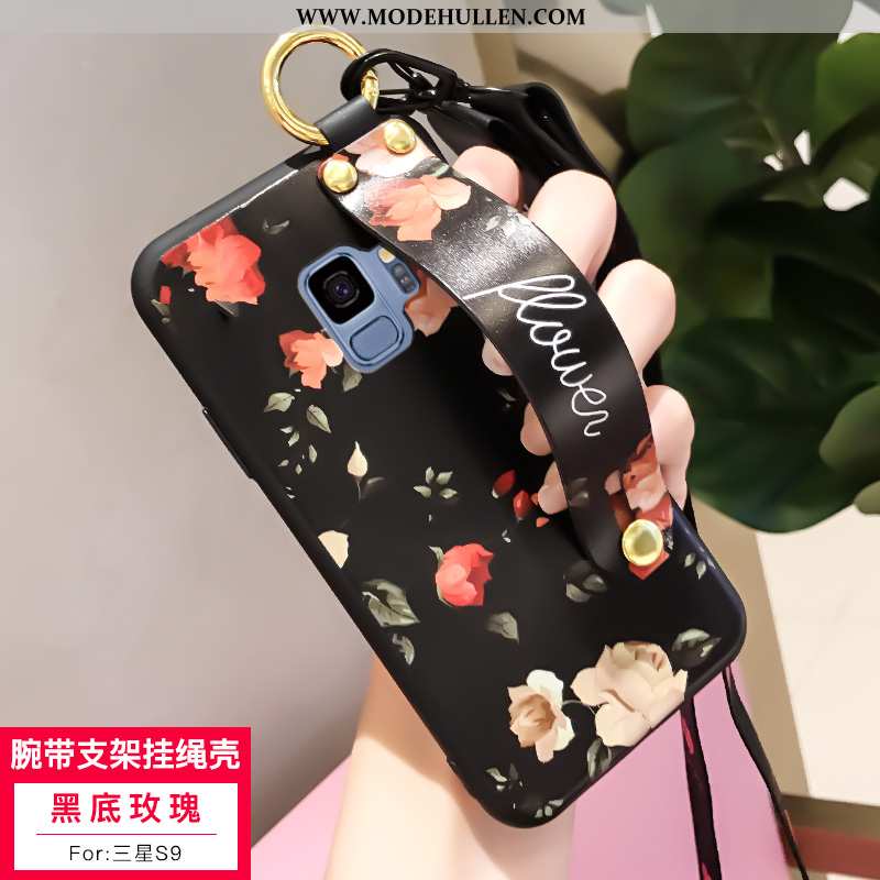 Hülle Samsung Galaxy S9 Silikon Schutz Weiß Karikatur Clutch Case Alles Inklusive Weiße