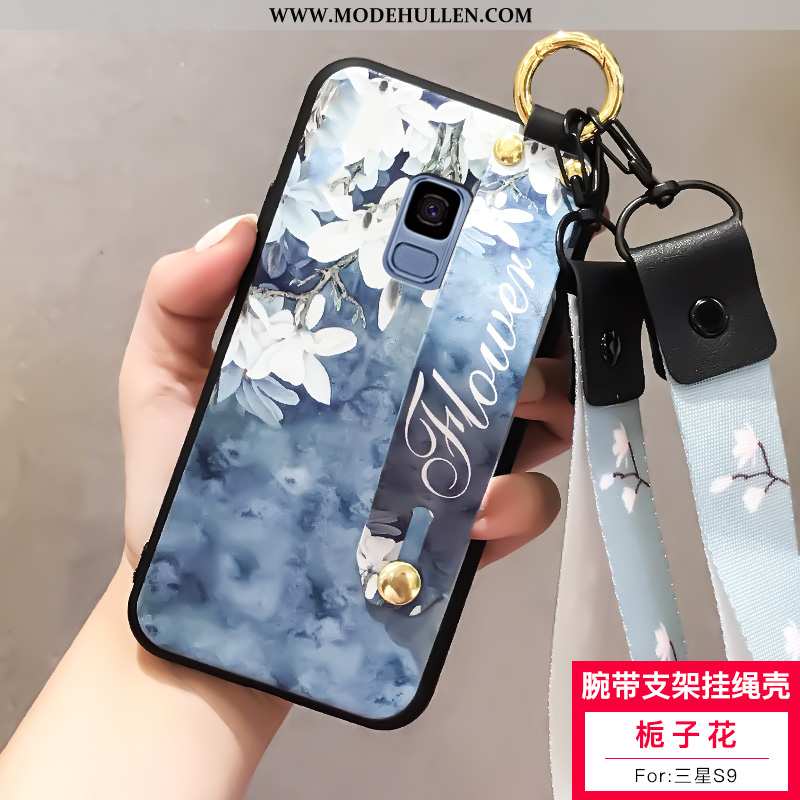 Hülle Samsung Galaxy S9 Silikon Schutz Weiß Karikatur Clutch Case Alles Inklusive Weiße