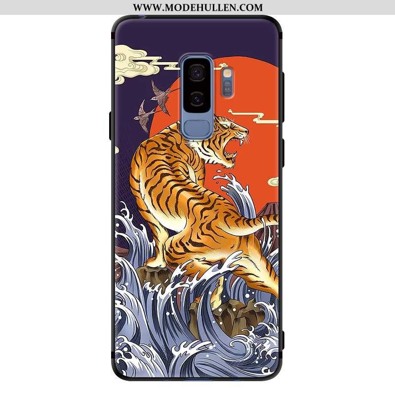 Hülle Samsung Galaxy S9+ Trend Weiche Handy Alles Inklusive Chinesische Art Kreativ Elegant Lila