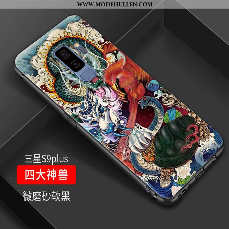 Hülle Samsung Galaxy S9+ Trend Weiche Handy Alles Inklusive Chinesische Art Kreativ Elegant Lila