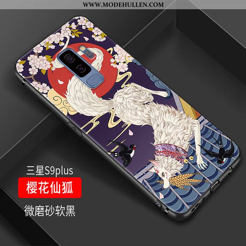 Hülle Samsung Galaxy S9+ Trend Weiche Handy Alles Inklusive Chinesische Art Kreativ Elegant Lila