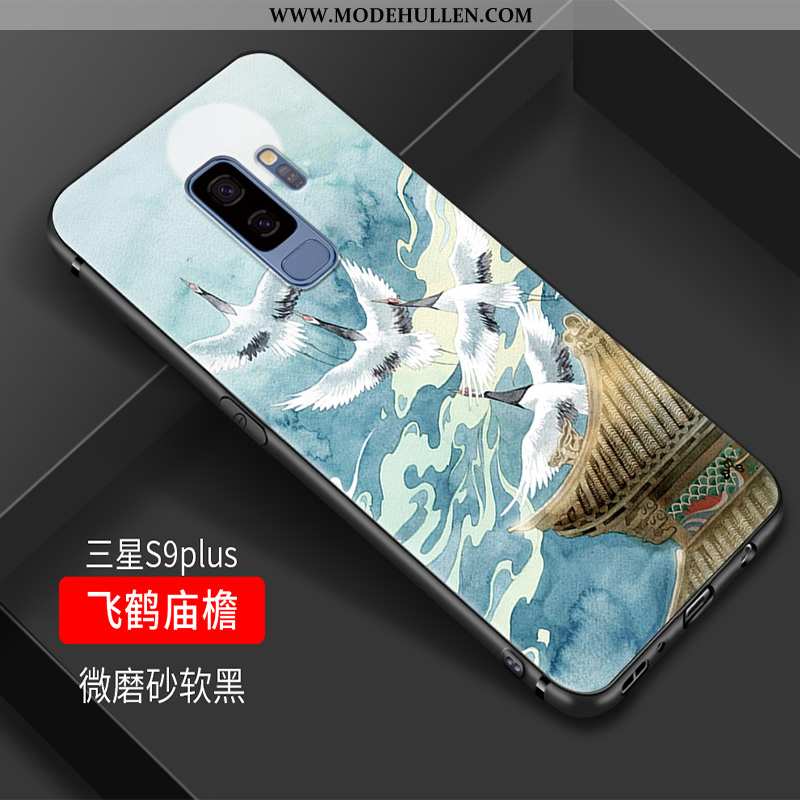 Hülle Samsung Galaxy S9+ Trend Weiche Handy Alles Inklusive Chinesische Art Kreativ Elegant Lila