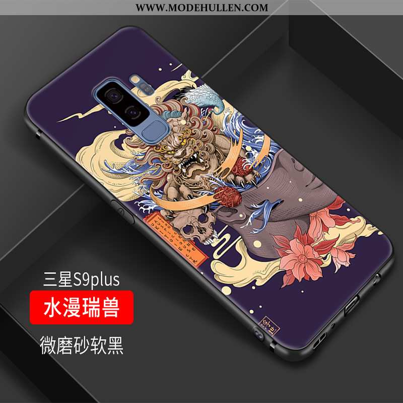 Hülle Samsung Galaxy S9+ Trend Weiche Handy Alles Inklusive Chinesische Art Kreativ Elegant Lila