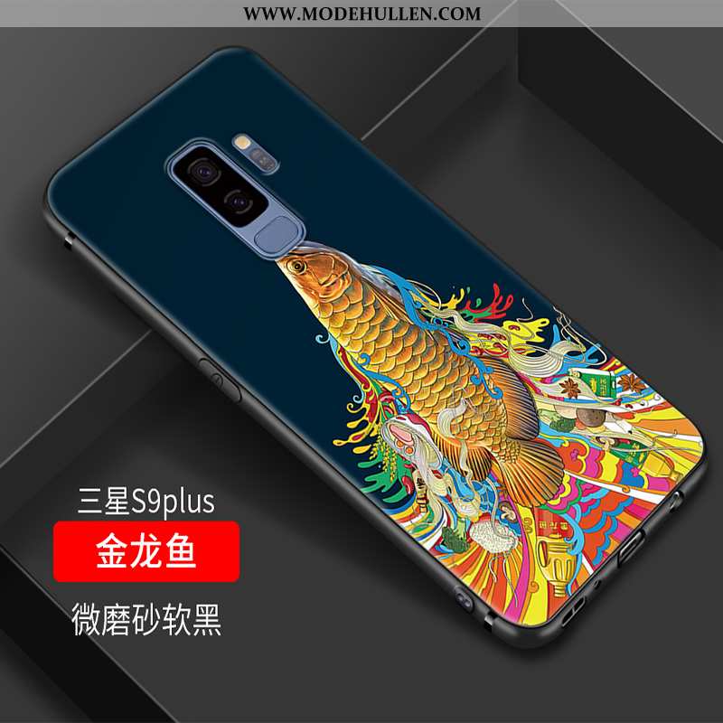 Hülle Samsung Galaxy S9+ Trend Weiche Handy Alles Inklusive Chinesische Art Kreativ Elegant Lila