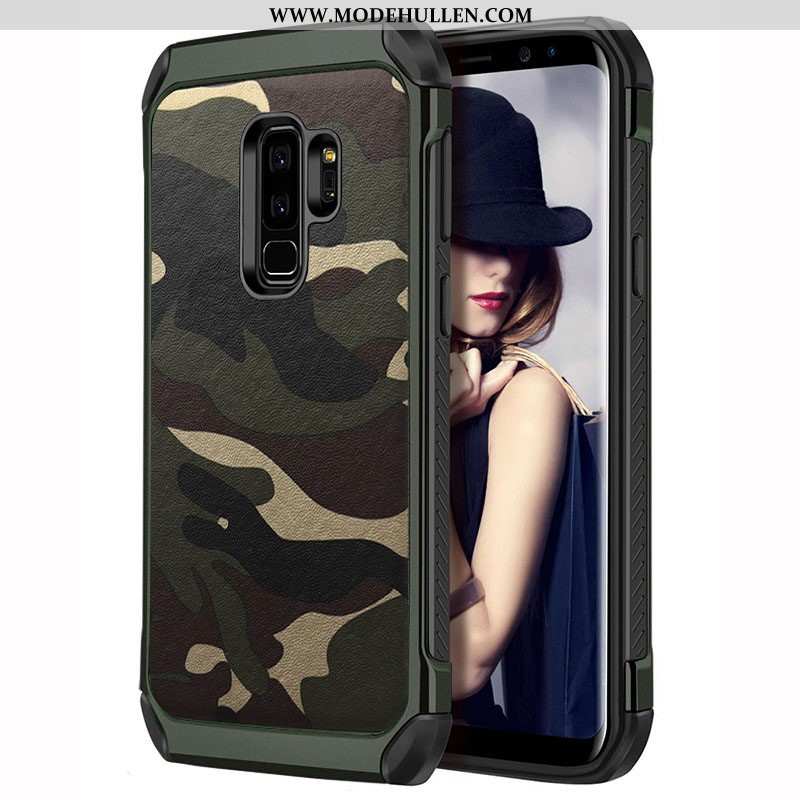 Hülle Samsung Galaxy S9+ Weiche Silikon Persönlichkeit Case Alles Inklusive Trend Grün