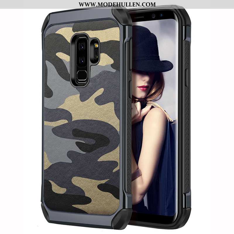 Hülle Samsung Galaxy S9+ Weiche Silikon Persönlichkeit Case Alles Inklusive Trend Grün