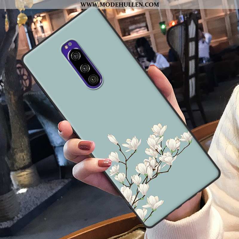 Hülle Sony Xperia 1 Hängende Verzierungen Karikatur Schutz Nette Rosa Case Silikon