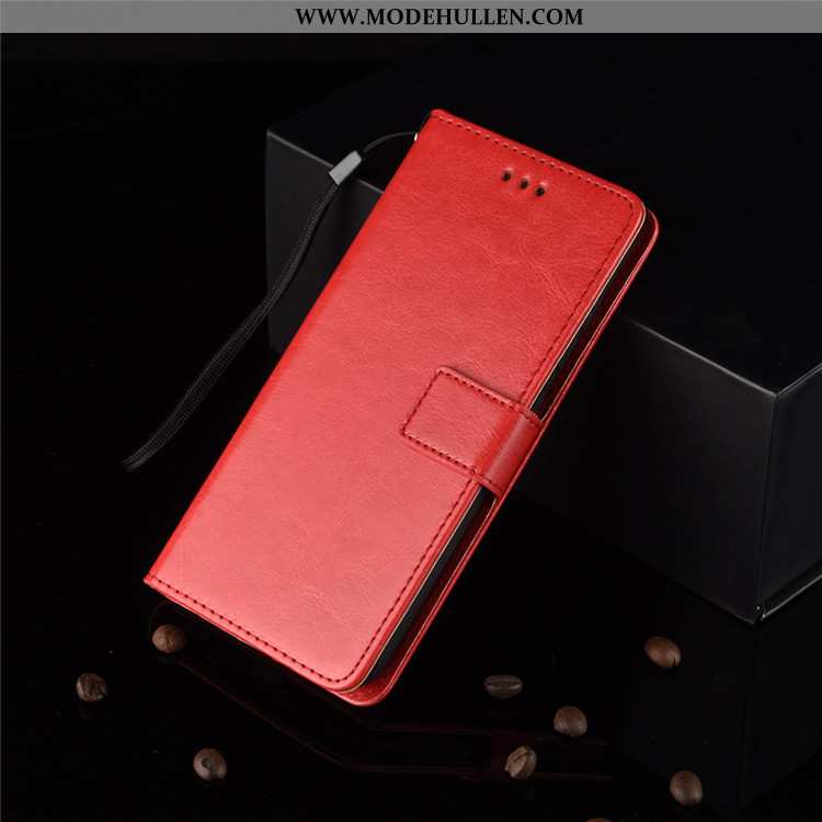 Hülle Sony Xperia 1 Ii Schutz Lederhülle Case Schwarz Geldbörse Folio Handy
