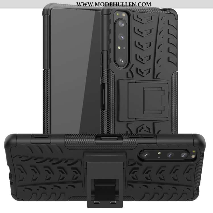 Hülle Sony Xperia 1 Ii Schutz Schwarz Handy Halterung Alles Inklusive Case