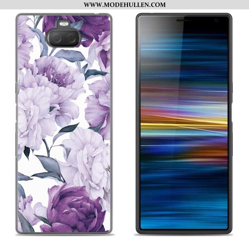 Hülle Sony Xperia 10 Plus Kreativ Weiche Case Silikon Einfassung Handy Grün