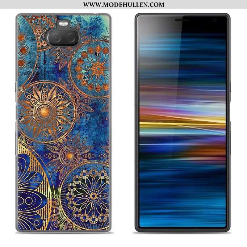 Hülle Sony Xperia 10 Plus Kreativ Weiche Case Silikon Einfassung Handy Grün