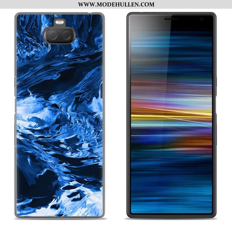 Hülle Sony Xperia 10 Plus Kreativ Weiche Case Silikon Einfassung Handy Grün