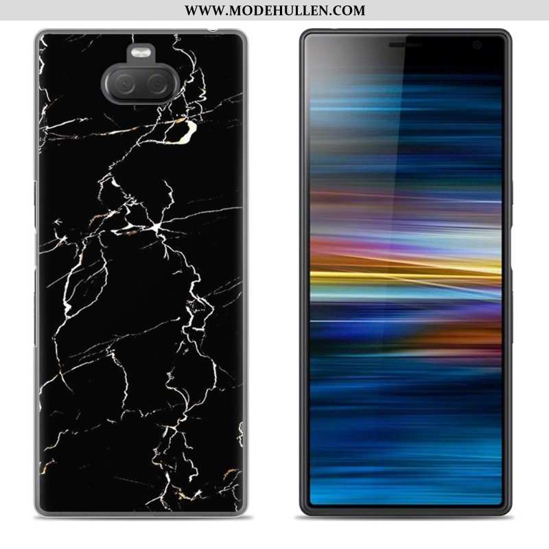 Hülle Sony Xperia 10 Plus Kreativ Weiche Case Silikon Einfassung Handy Grün