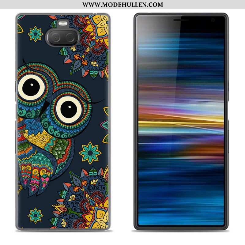 Hülle Sony Xperia 10 Plus Kreativ Weiche Case Silikon Einfassung Handy Grün