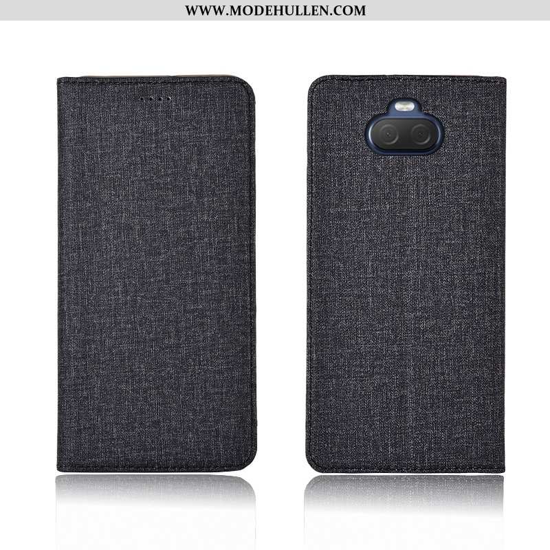 Hülle Sony Xperia 10 Plus Weiche Silikon Schutz Clamshell Case Anti-sturz Schwarz
