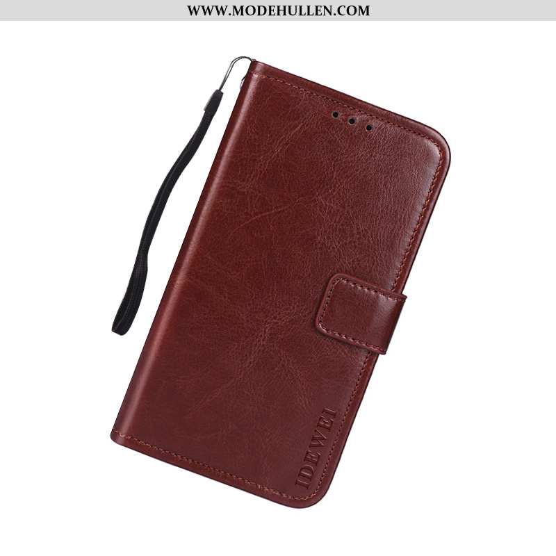 Hülle Sony Xperia 10 Schutz Lederhülle Handy Schwarz Case Folio