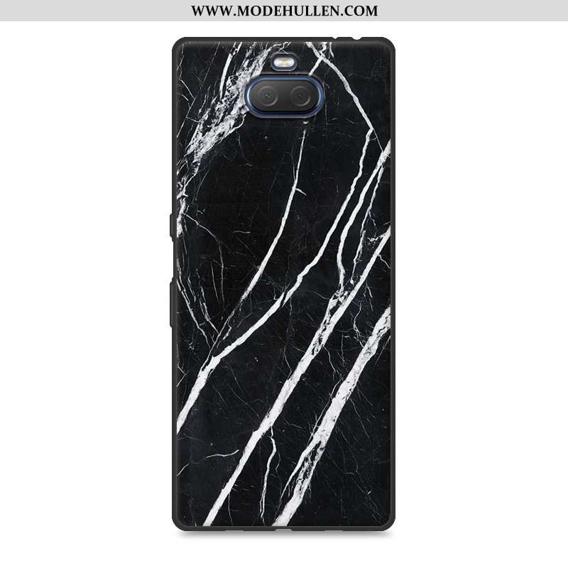 Hülle Sony Xperia 10 Silikon Schutz Anti-sturz Trend Handy Weiche Khaki