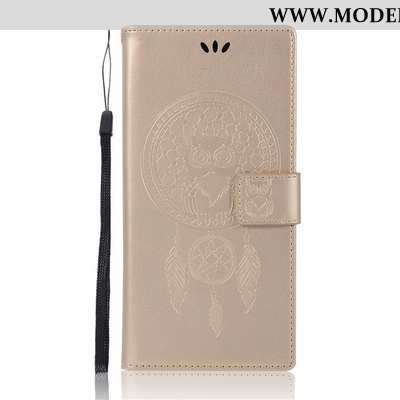 Hülle Sony Xperia L1 Geldbörse Schutz Handy Gold Karte Case