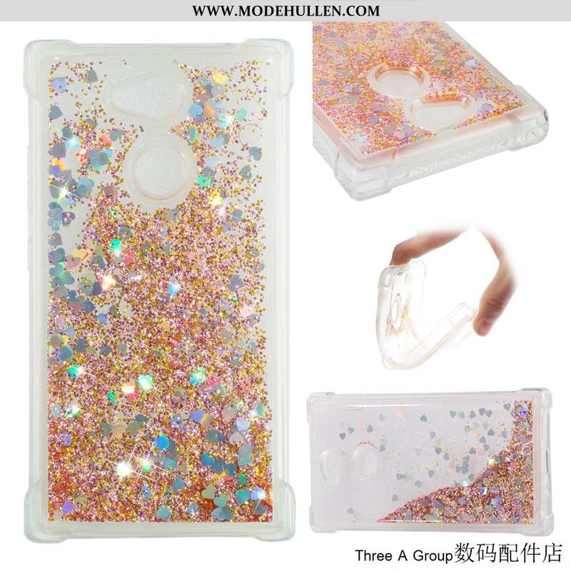 Hülle Sony Xperia L2 Weiche Schutz Case Handy Liebe Treibsand Anti-sturz Rosa