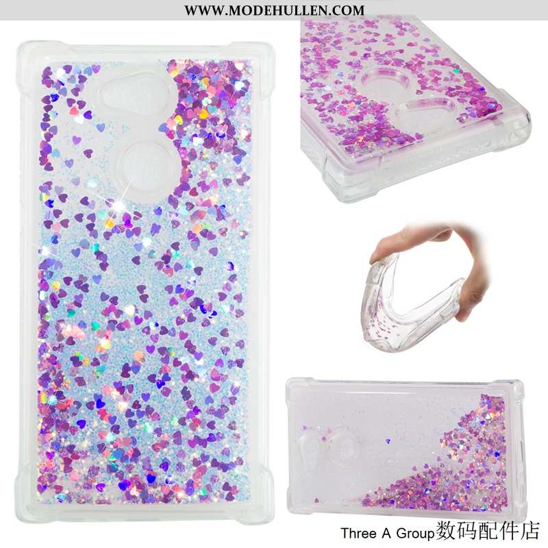 Hülle Sony Xperia L2 Weiche Schutz Case Handy Liebe Treibsand Anti-sturz Rosa