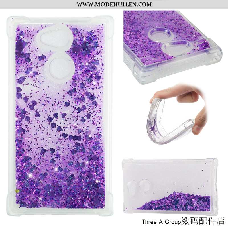 Hülle Sony Xperia L2 Weiche Schutz Case Handy Liebe Treibsand Anti-sturz Rosa