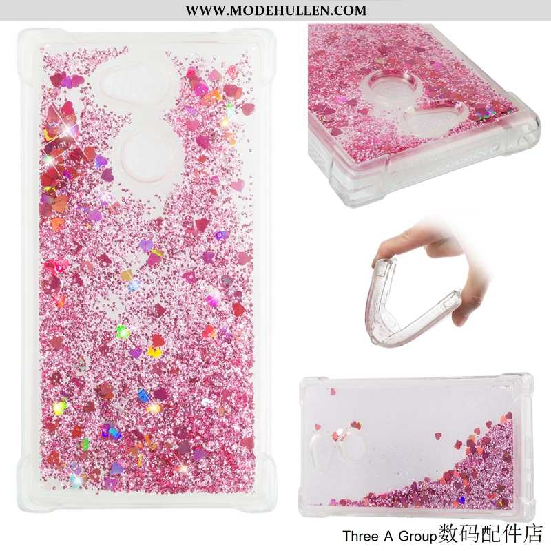 Hülle Sony Xperia L2 Weiche Schutz Case Handy Liebe Treibsand Anti-sturz Rosa