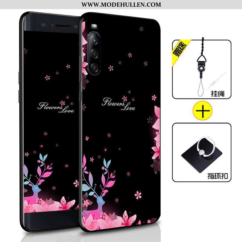 Hülle Sony Xperia L4 Trend Weiche Anti-sturz Schutz Handy Dunkelblau