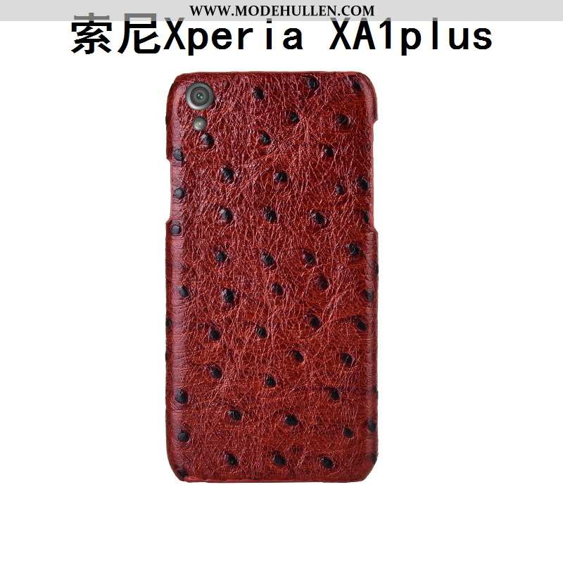 Hülle Sony Xperia Xa1 Plus Persönlichkeit Kreativ Case Luxus Schutz Vogel Braun