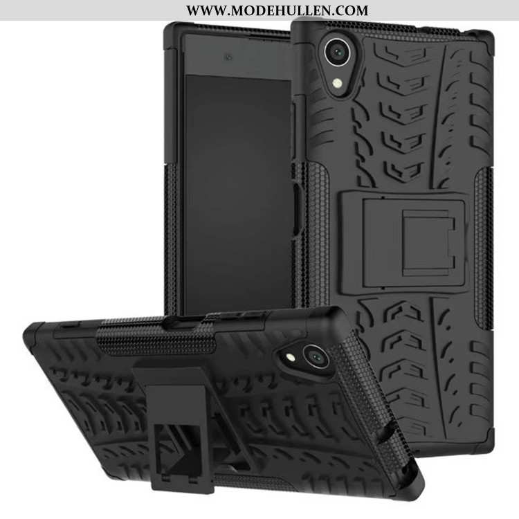 Hülle Sony Xperia Xa1 Plus Schutz Alles Inklusive Handy Schwarz Halterung Anti-sturz