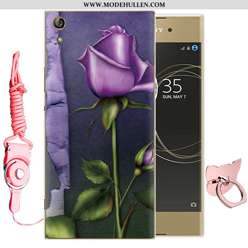 Hülle Sony Xperia Xa1 Ultra Weiche Silikon Grün Karikatur Handy Case