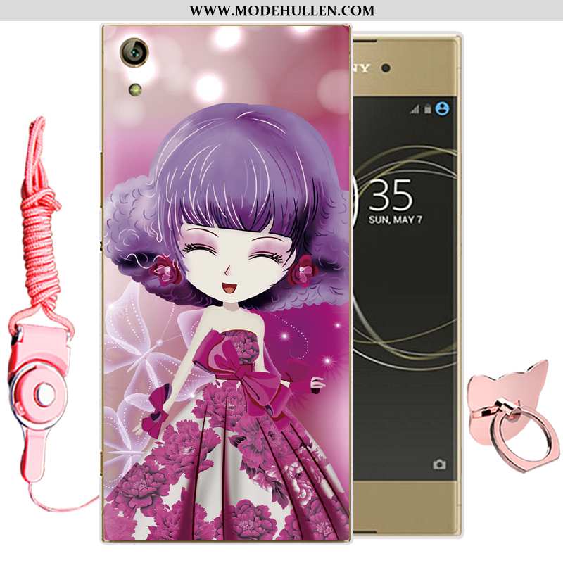 Hülle Sony Xperia Xa1 Ultra Weiche Silikon Grün Karikatur Handy Case