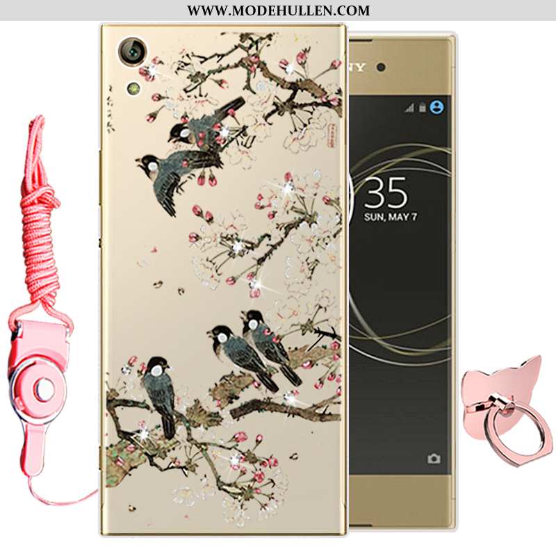 Hülle Sony Xperia Xa1 Ultra Weiche Silikon Grün Karikatur Handy Case