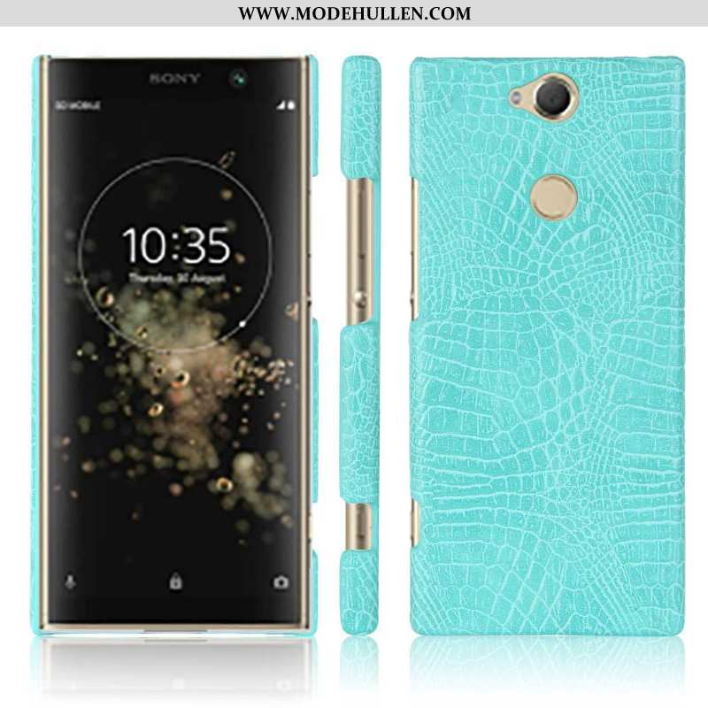 Hülle Sony Xperia Xa2 Plus Schutz Dunkelblau Case Handy