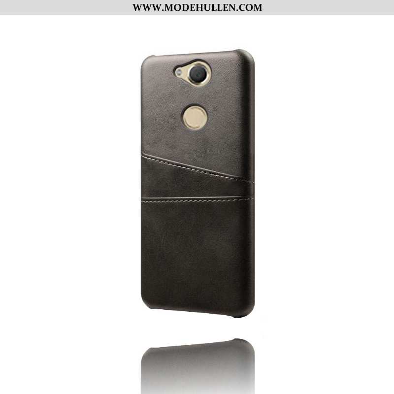 Hülle Sony Xperia Xa2 Ultra Leder Schwer Case Qualität Karte Handy Grün