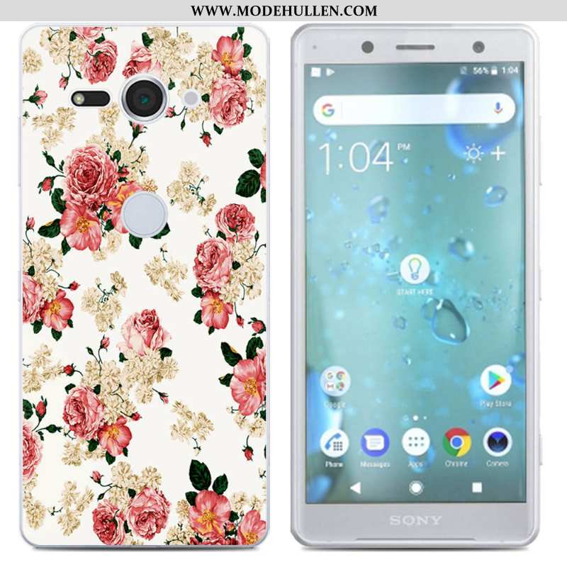 Hülle Sony Xperia Xz2 Compact Silikon Kreativ Handy Schwarz Case