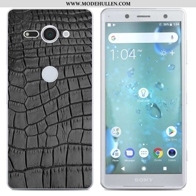 Hülle Sony Xperia Xz2 Compact Silikon Kreativ Handy Schwarz Case