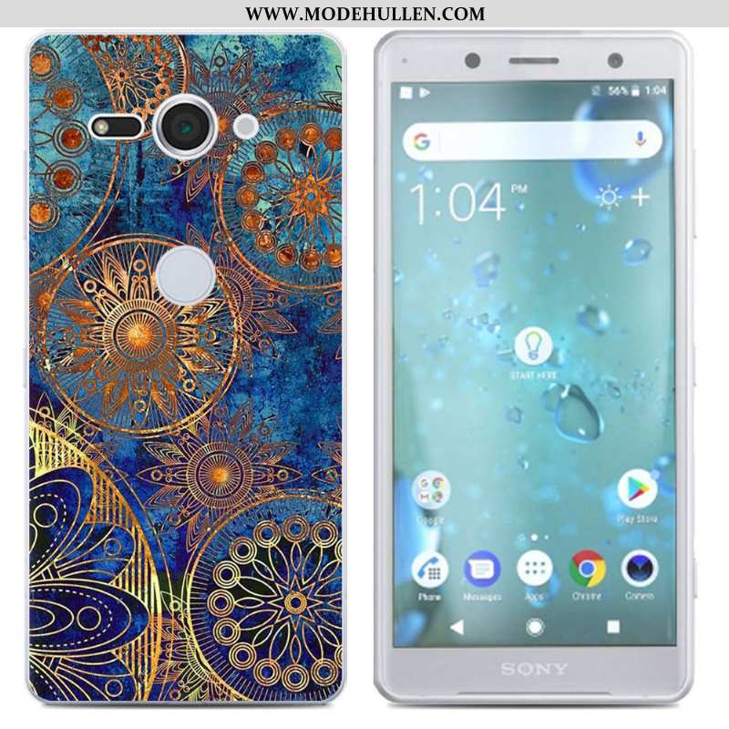 Hülle Sony Xperia Xz2 Compact Silikon Kreativ Handy Schwarz Case