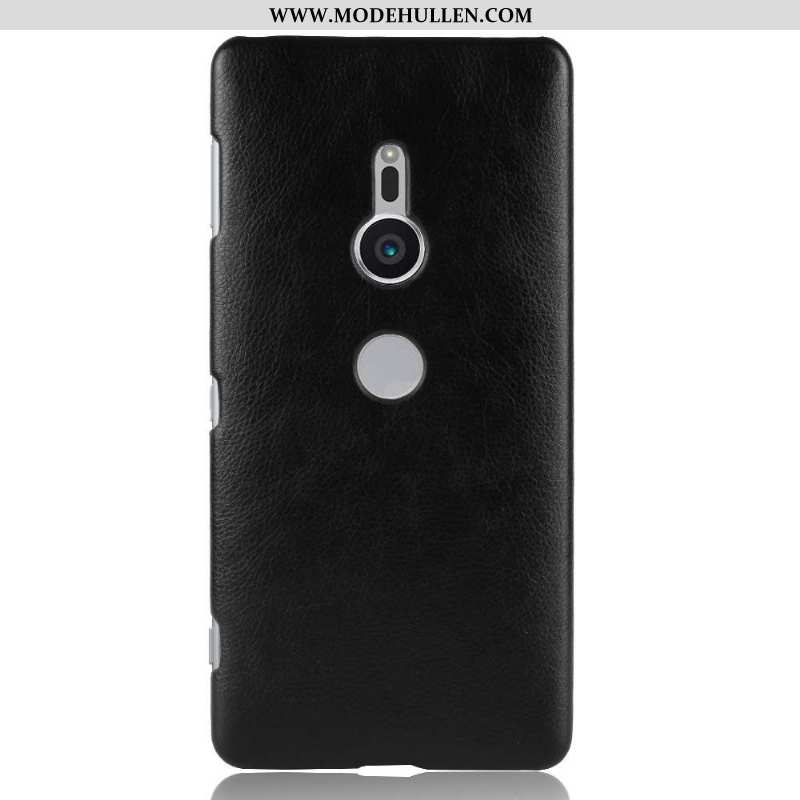Hülle Sony Xperia Xz2 Muster Schutz Anti-sturz Case Handy Litchi Rote