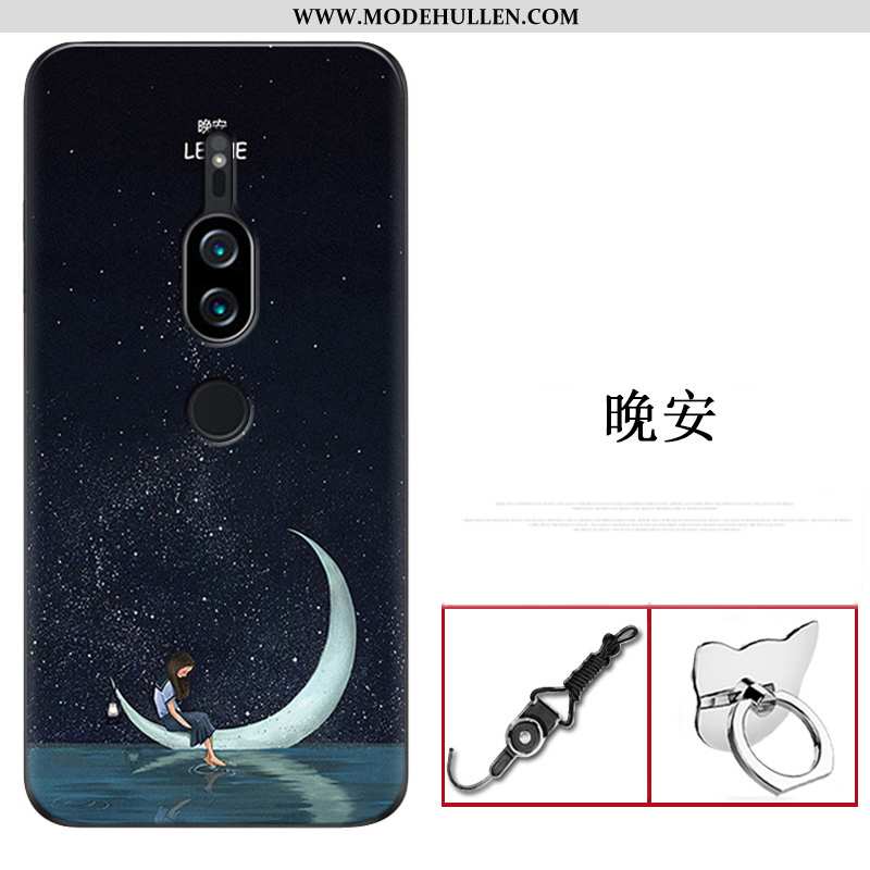 Hülle Sony Xperia Xz2 Premium Schutz Persönlichkeit Weiche Rot Handy Case Rote