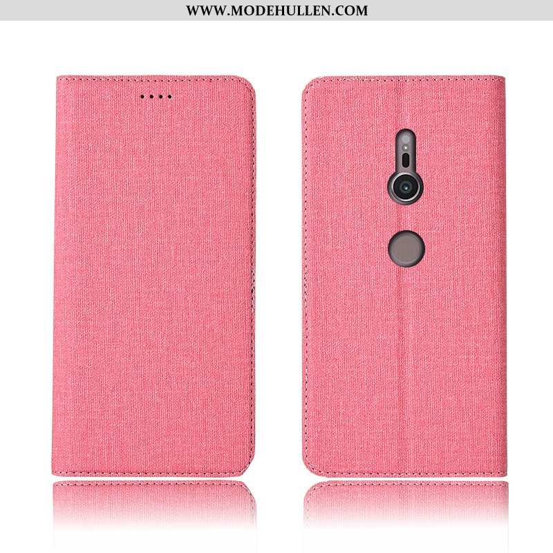 Hülle Sony Xperia Xz2 Silikon Schutz Lederhülle Handy Alles Inklusive Neu Case Blau