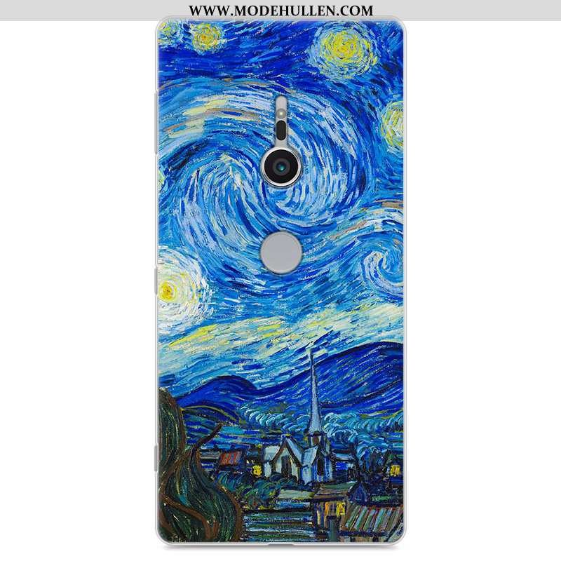 Hülle Sony Xperia Xz2 Weiche Schutz Karikatur Rosa Case Anti-sturz