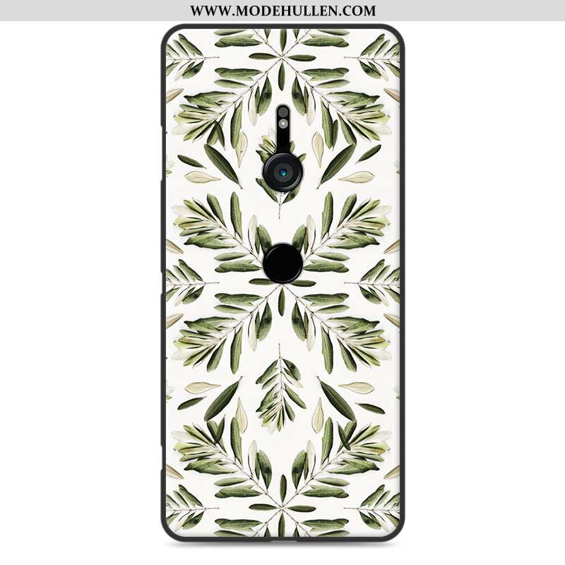 Hülle Sony Xperia Xz3 Silikon Schutz Case Landschaft Einfassung Handy Blau