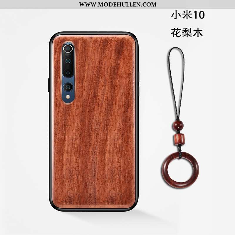 Hülle Xiaomi Mi 10 Aus Holz Schutz Case Alles Inklusive Qualität Anti-sturz Braun