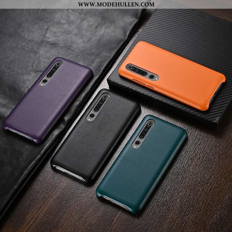 Hülle Xiaomi Mi 10 Kreativ Leder Case Alles Inklusive Anti-sturz Handy Orange